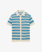 Blue Waves Polo Shirt
